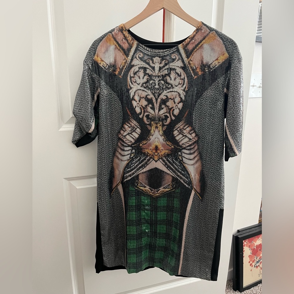 Clover Canyon Vibrant Print Armor Dress sz S